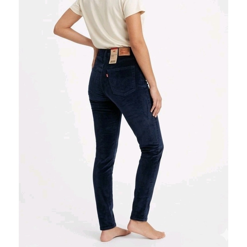 Levi's 721 High Rise Skinny Slim Navy Blue Pants Women's Size 30X30